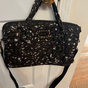 Marc Jacobs Black and White Laptop Bag